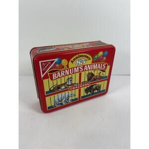 Vintage Barnum’s Animals Crackers 85th Anniversary Tin 1987 Nabisco Circus
